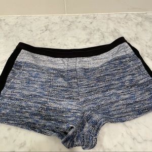 bcbgmaxazria blue gray shorts